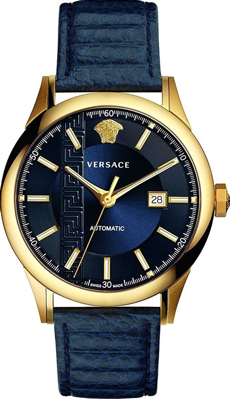 versace aiakos watch|Versace 44mm Aiakos Men's Automatic Watch with Bracelet, Blue.